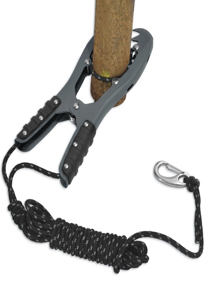 Antidious Kayak Brush Gripper, Kayak Anchor Grip with 16.4ft Paracord and Snap Hook to Anchor Float, Canoe, Boat for Fishing Boating Camping (1PACK, Gray) - Image 1