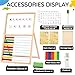 INNOCHEER Magnetic Letters And Numbers Abacus For Kids Math Fridge Magnets Easel For Kids Alphabet Magnets Magnetic Alphabet Letters Learning Educational Toys Gifts For 3 4 5 6 7 8 Year Old Girls Boys - Image 4