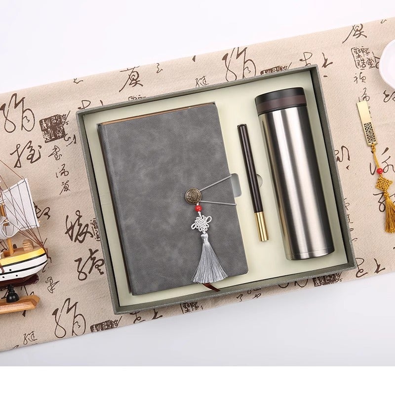 Retro Chinese Style Notepad Teacher'S Day Commemorative Gift Suit Printable Logo Engraving Gift For Teachers - Image 5
