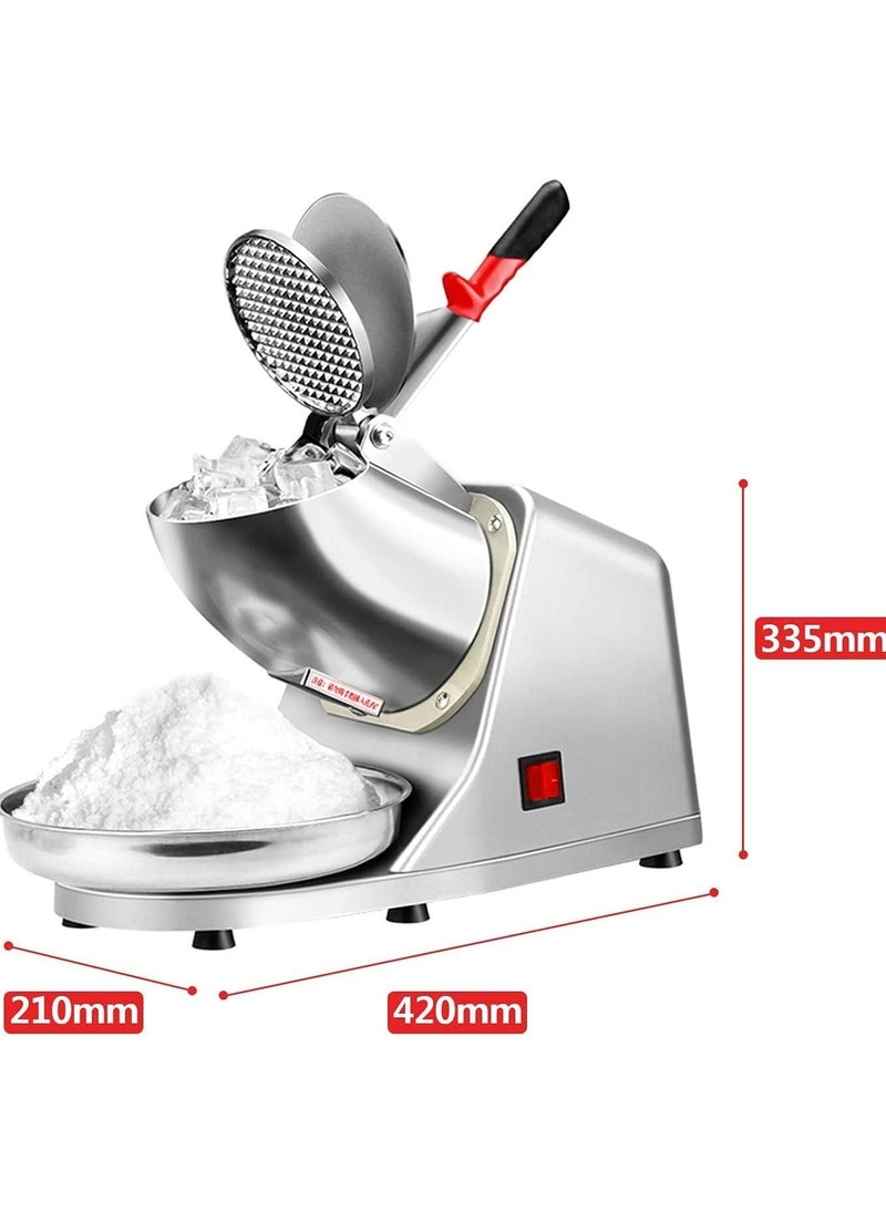 Cool Baby Style - Electric Shaved Ice Machine for Home and Commercial Use Stainless Steel Snow Cone Machine 85 kg/h - Image 1