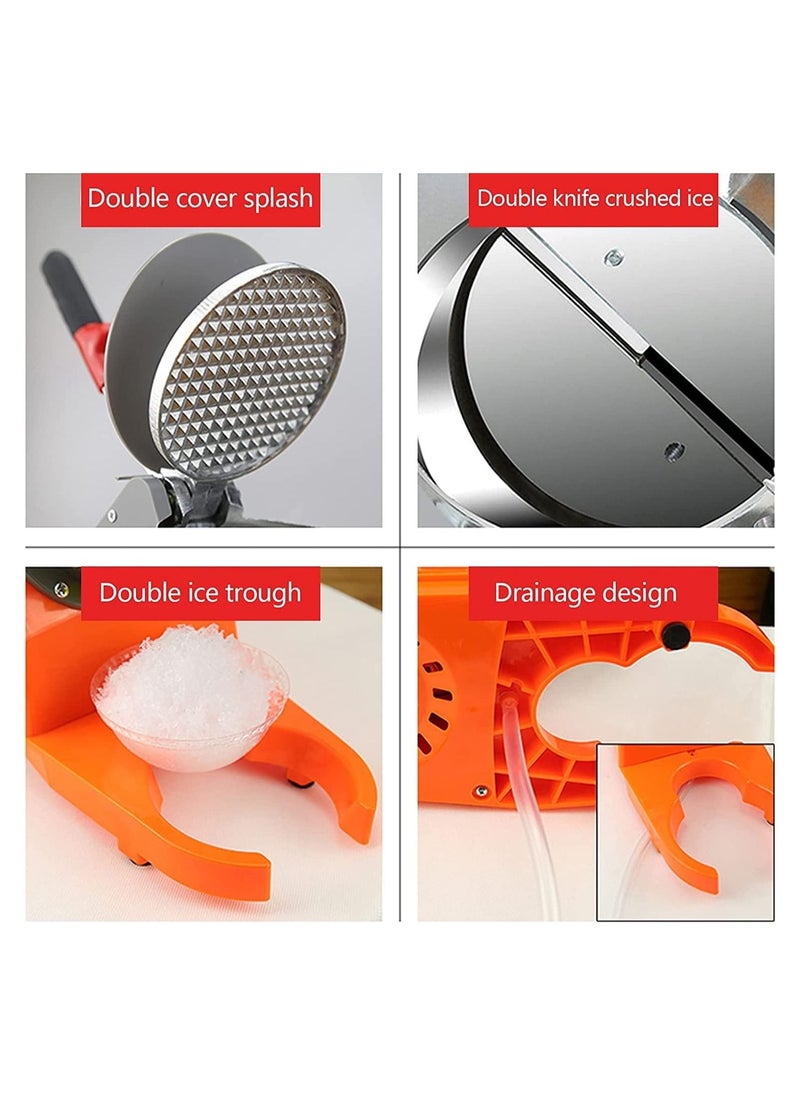 Cool Baby Style - Electric Shaved Ice Machine for Home and Commercial Use Stainless Steel Snow Cone Machine 85 kg/h - Image 1