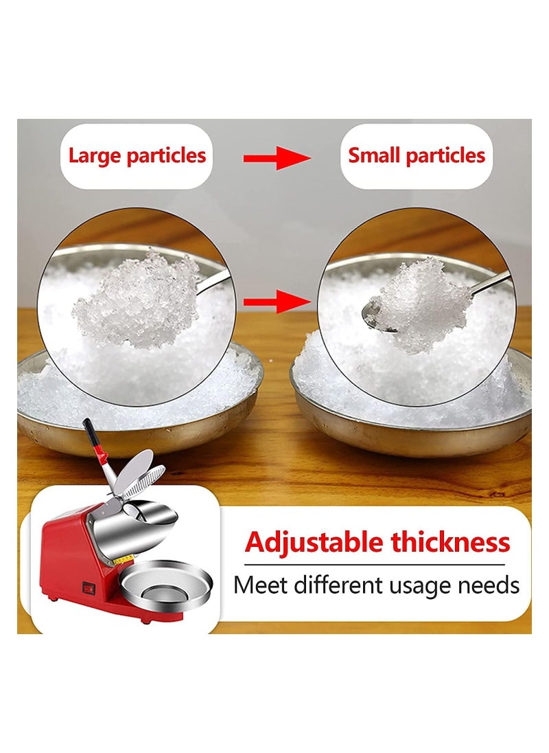 Cool Baby Style - Electric Shaved Ice Machine for Home and Commercial Use Stainless Steel Snow Cone Machine 85 kg/h - Image 1
