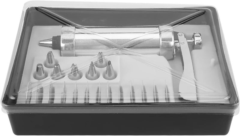 Cookies Press Maker, Aluminium Alloy Cookie Biscuit Kit, 15x25cm - Adjustable Size, Food Grade Material, Ideal for Home Baking and Cake Decorating - Image 1