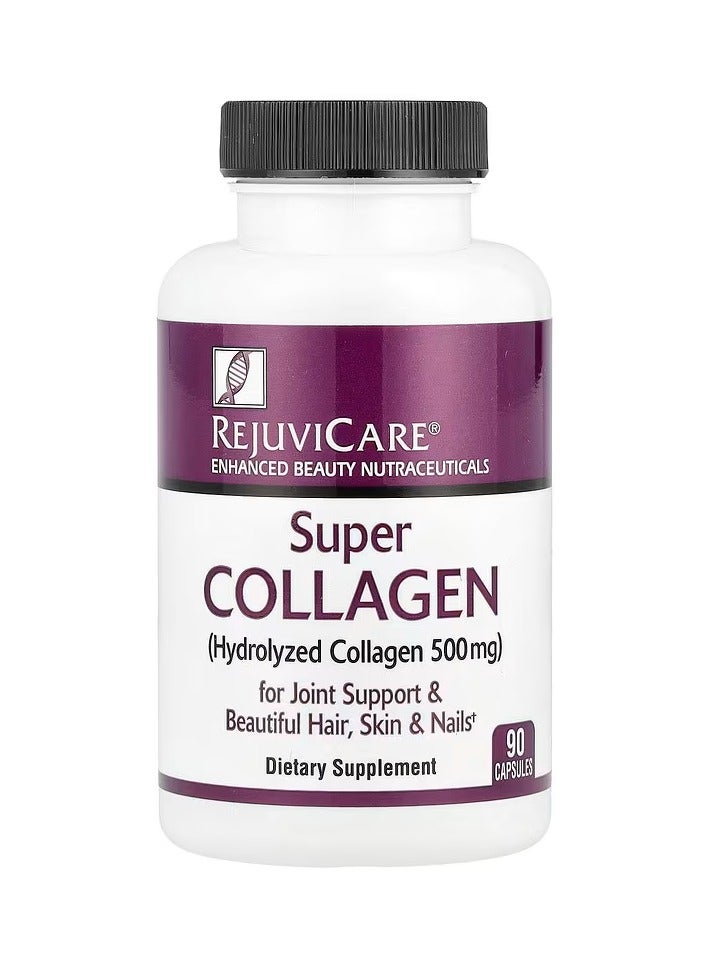 REJUVICARE Super Collagen Collagen Hydrolysate 500 Mg 90 Capsules