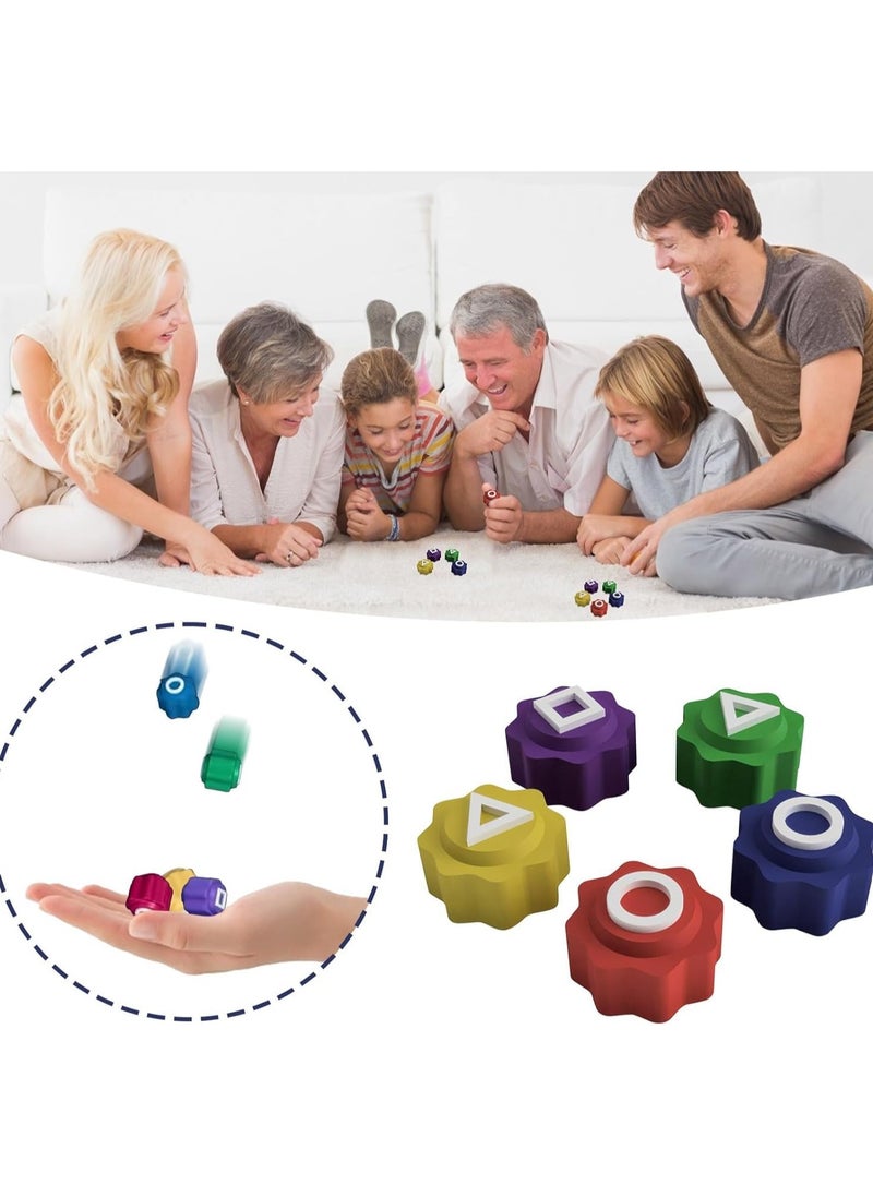 RATSAW - 2 Sets Gonggi Board Game Squid Game Season 2 Edition Korean Traditional Play Game 5Pcs Jack Stone Pebbles Squid Game Edition Gong-Gi Gonggi Korean Game - Image 1