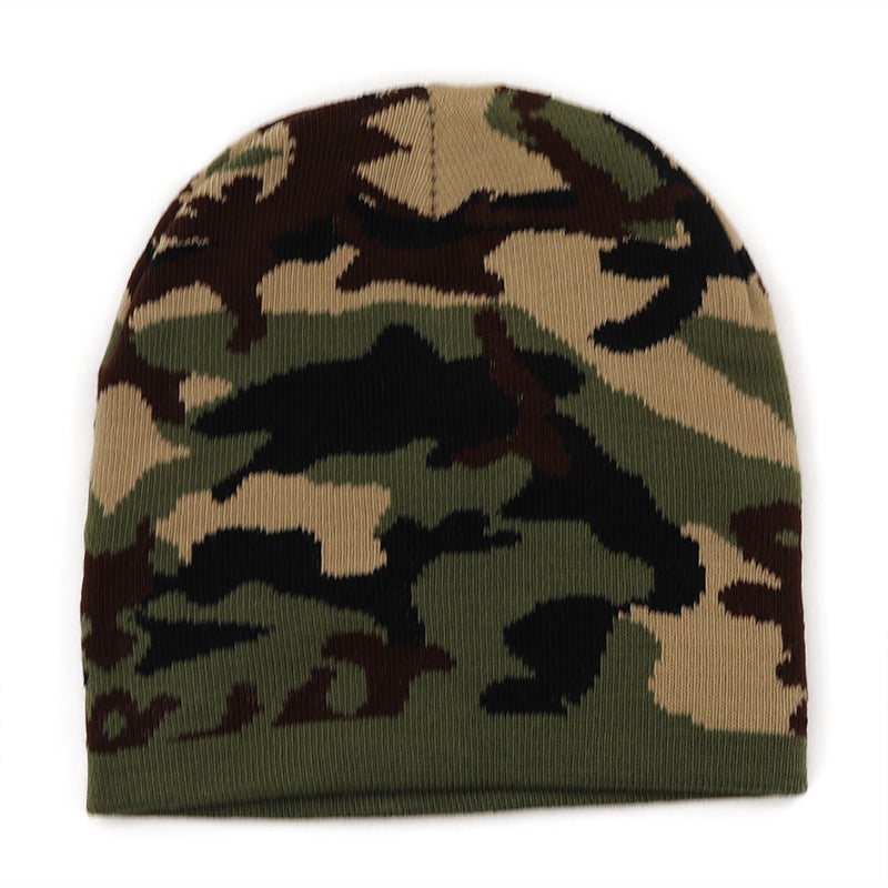 Winter Beanie Men Warm Fleece Lined Outdoor Ski Knitted Hat - Image 1