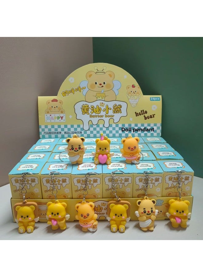 Explosions Hot 24-year-old Baby Three-year-old Animal Series Sanrio Keychain Doll Blind Box Wholesale-Color:Kapibala Shot At 24 Times-Specifications:24 Pieces In A Box Two Of Each Style
