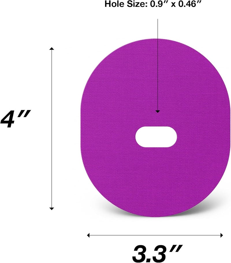 SIMPATCH  Guardian Enlite Adhesive Patch 25Pack  Waterproof Adhesive CGM Patches Purple - Image 3