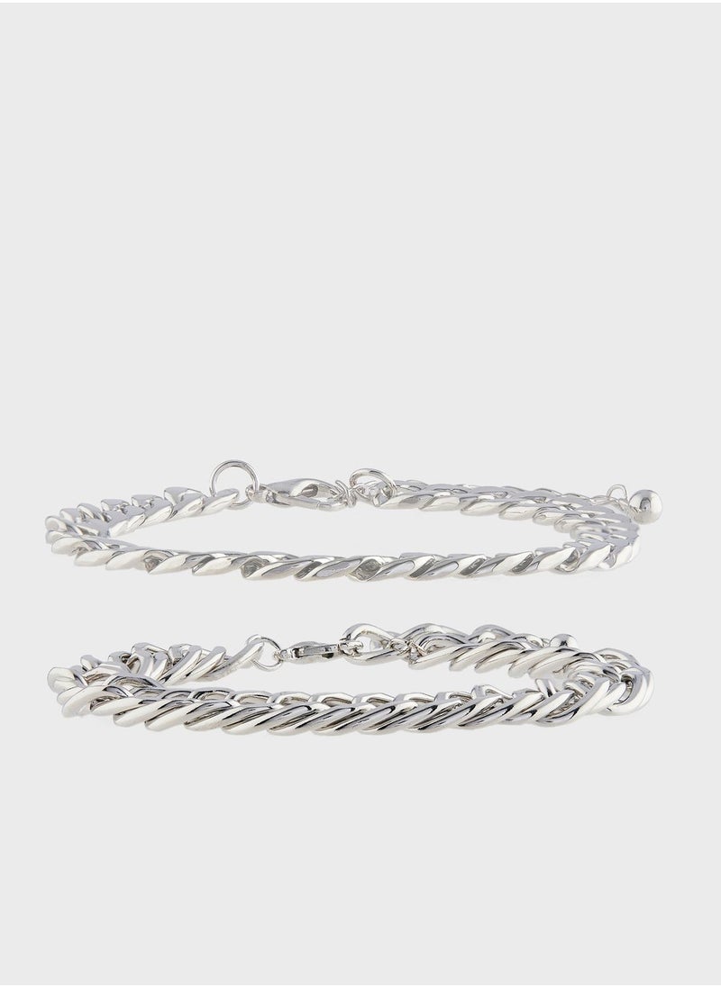 ELLA - 2 Pack Chunky Bracelet - Image 1