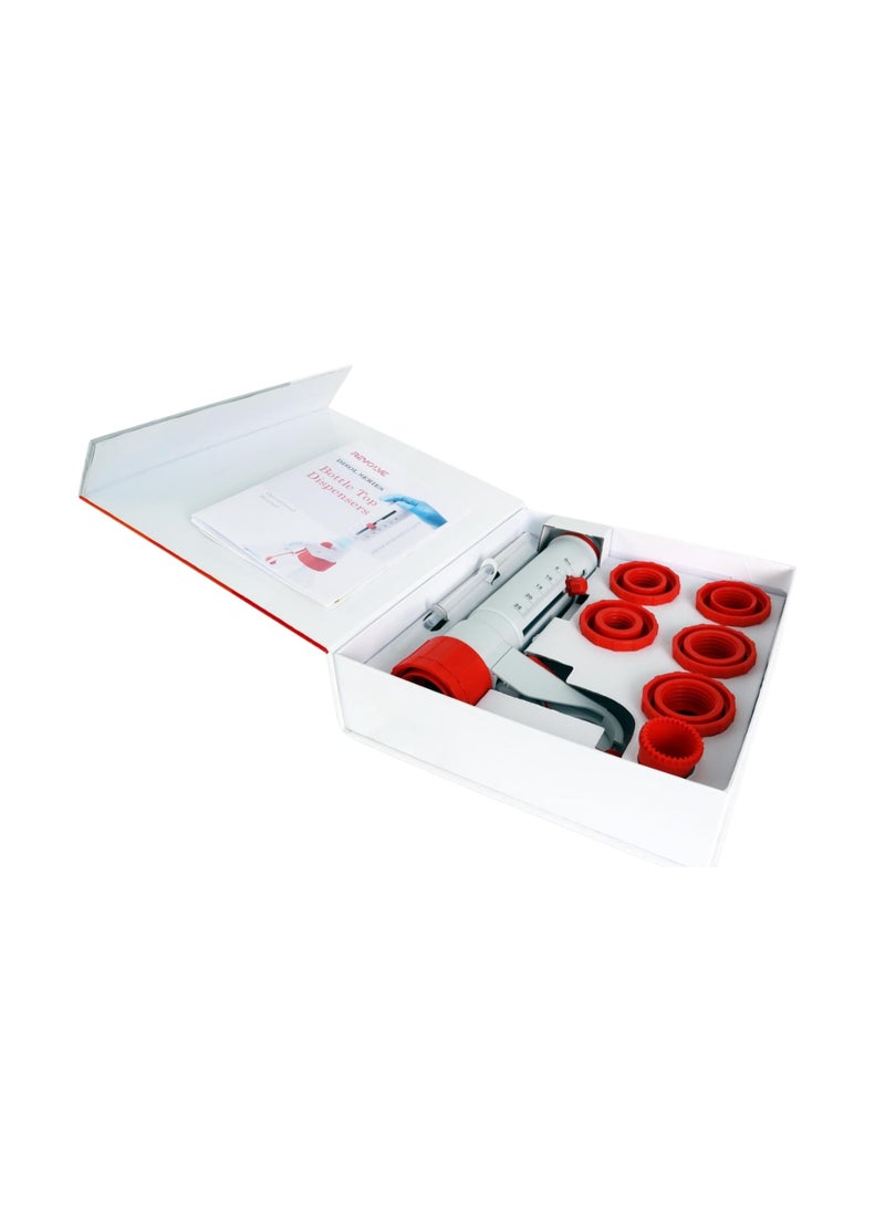 Revolve Scientific REVOLVE BOTTLE TOP DISPENSER, ANALOG-ADJUSTMENT, WITH RECIRCULATING VALVE, 5 ML DISOL SERIES - Image 5