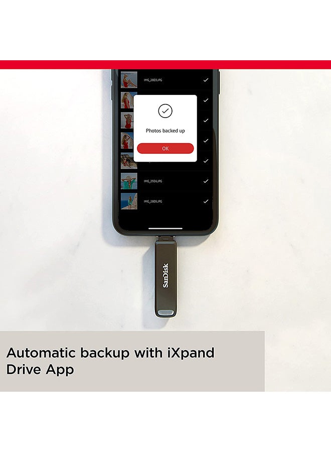 sandisk 256 GB iXpAnd Flash Drive Go For iPhone And iPad USB 3.0 USB Type A SDIX60N-256G-GN6NE - Image 4
