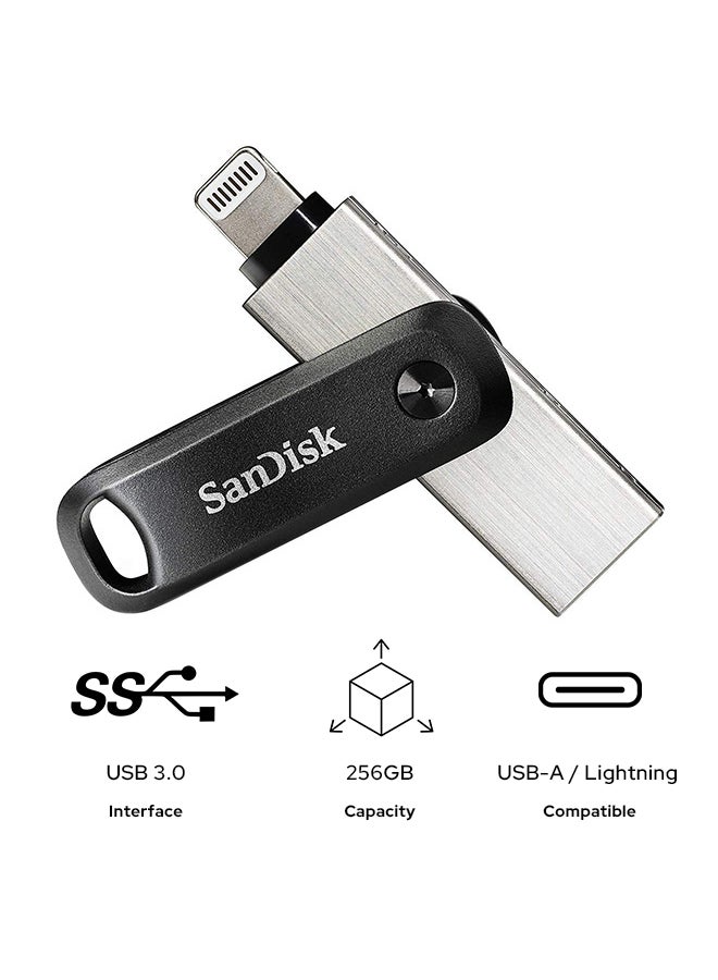 sandisk 256 GB iXpAnd Flash Drive Go For iPhone And iPad USB 3.0 USB Type A SDIX60N-256G-GN6NE - Image 1