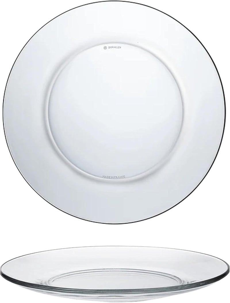 Duralex Made In France Lys 7 12 Inch Clear Dessert Plate Set of 6 - Image 1