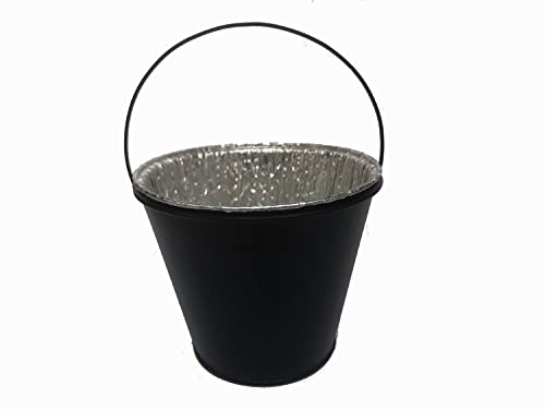 Firsgrill Drip Tray Grease Bucket & Liners for Camp Chef, Treager，Pit boss etc Pullet Grill (12, Black) - Image 3