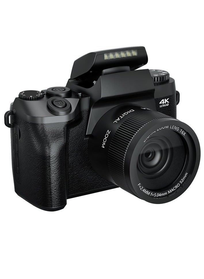 Generic - 4K High-definition WIFI Digital Camera 4-inch Touchscreen 64 Million Autofocus 16x Digital Zoom CMOS Imaging  with 64G Memory Card - Image 1