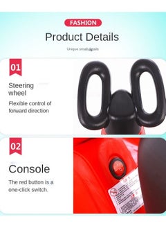 Generic Electric Child Motorcycle Car Can Sit Boy Charging Balancing Vehicle Motorcycle 6V Electric Scooter Bicycle Toy Boy 3 8 Years Old Childrens Car Toy Motorbike Children Ride on Toy Car  - Image 3