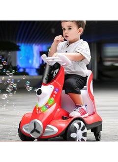 Generic Electric Child Motorcycle Car Can Sit Boy Charging Balancing Vehicle Motorcycle 6V Electric Scooter Bicycle Toy Boy 3 8 Years Old Childrens Car Toy Motorbike Children Ride on Toy Car  - Image 1