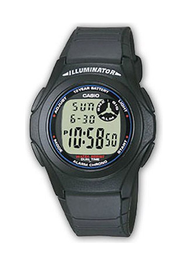 CASIO Men Water Resistant Digital Watch F-200W-2A - 40 mm - Black - Image 1
