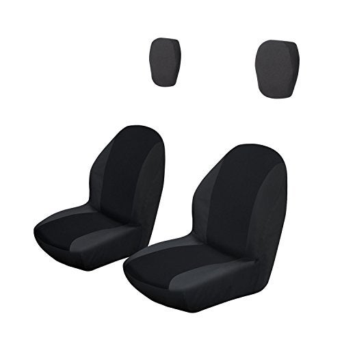Classic Accessories QuadGear UTV Bucket Seat Covers, Fits Yamaha Rhino (2015 models and older), Black - Image 2