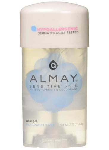 Almay Almay Clear Gel, Anti-Perspirant and Deodorant, Fragrance Free, 2.25-Ounce Stick (Pack of 3) 