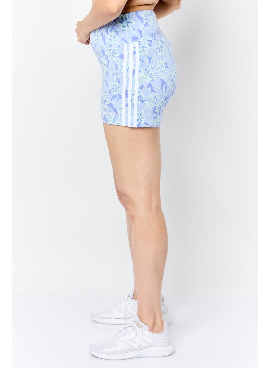 adidas Originals Women Sportswear Fit Outdoor Shorts, Lavender  - Image 4