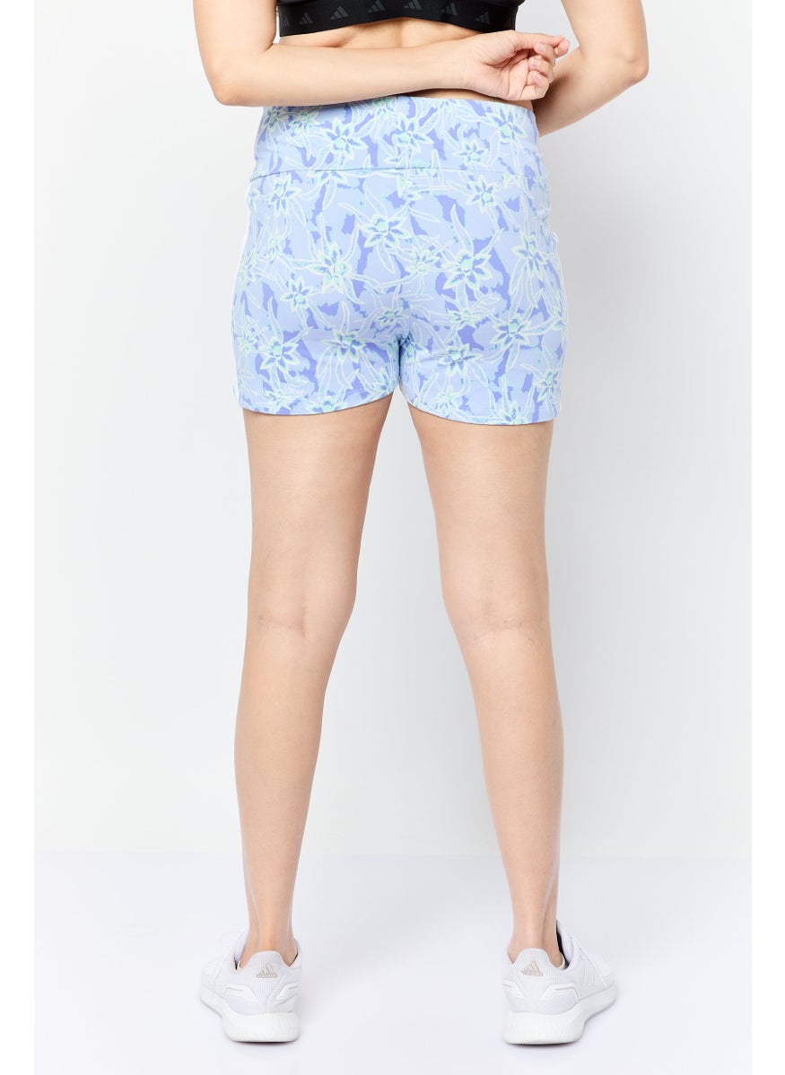 adidas Originals Women Sportswear Fit Outdoor Shorts, Lavender  - Image 2
