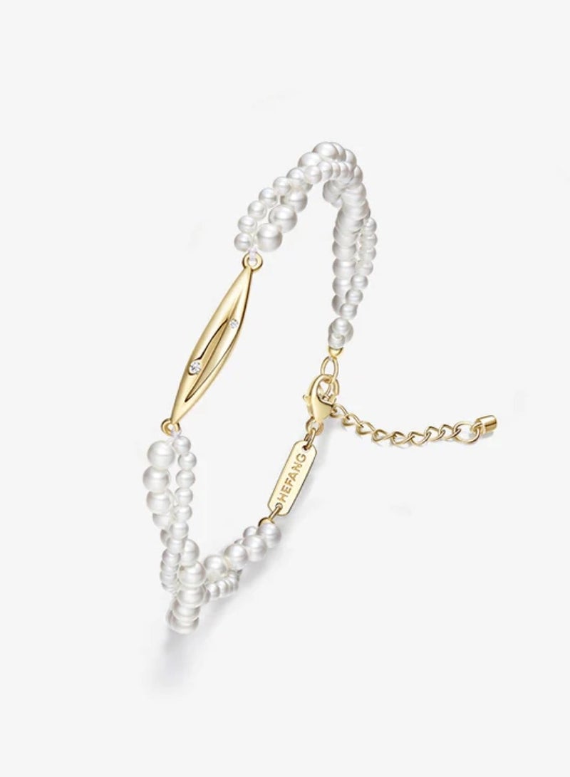 هيفانج سوار من لؤلؤ أوراق الزيتون - Image 1