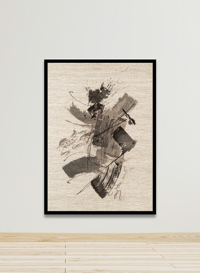 4gdran Canvas Wall Art For Wall Decoration, Abstract Design,with a Hollow Frame,Size (120x80),One Piece  - Image 2