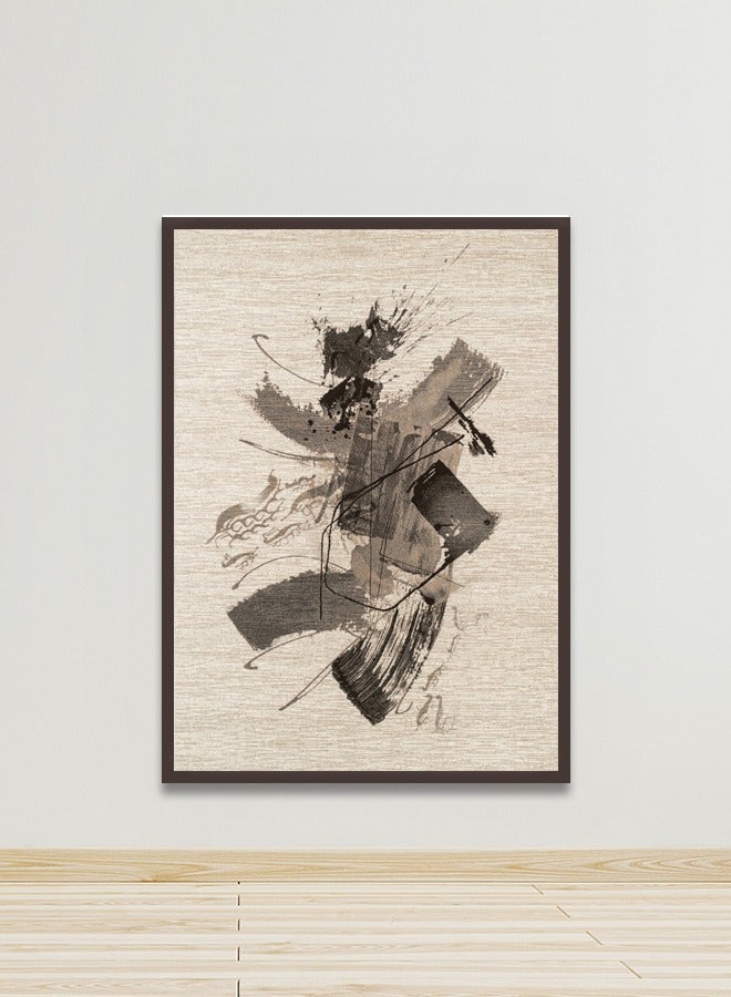 4gdran Canvas Wall Art For Wall Decoration, Abstract Design,with a Hollow Frame,Size (120x80),One Piece  - Image 4