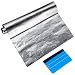 Aulufft Aluminum Heat Shield Aulufft 35 x 47 inch Aluminized Fiberglass Sheet SelfAdhesive Heat Barrier Protection Cover Heat Shielding Mat with 1 Piece Scraper - Image 2
