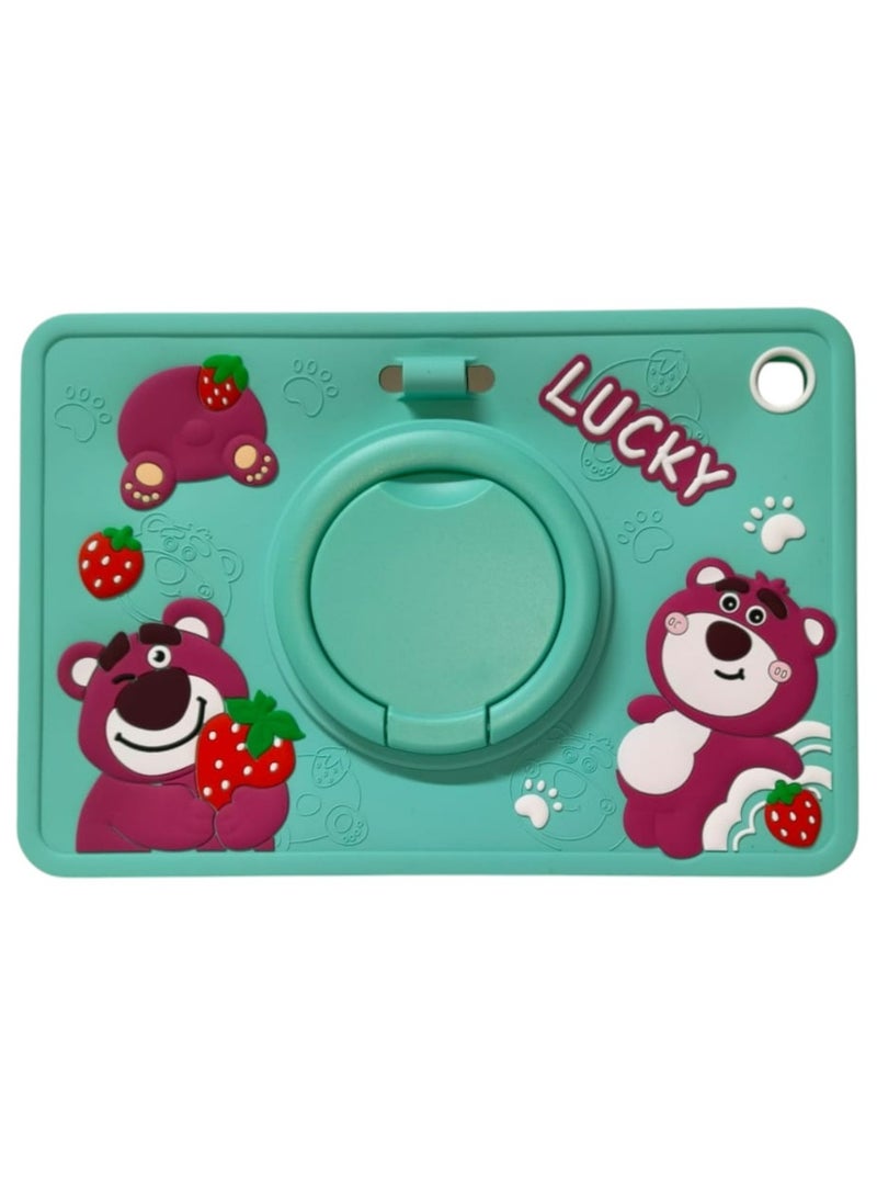 Lucky Cover for Samsung Galaxy Tab A9 Plus Extra protection Cover Case 11 inch, Shockproof Rugged Protective Case for Kids Girls Boys, Tab A9 Plus/A9+ 5g 11 Inch 2023 SM-X210 SM-X215 SM-X216 SM-X218, Slim Stand Hard Back Shell Protective Cover Folio Case for Galaxy Tab A9 Plus 2023 - Image 1