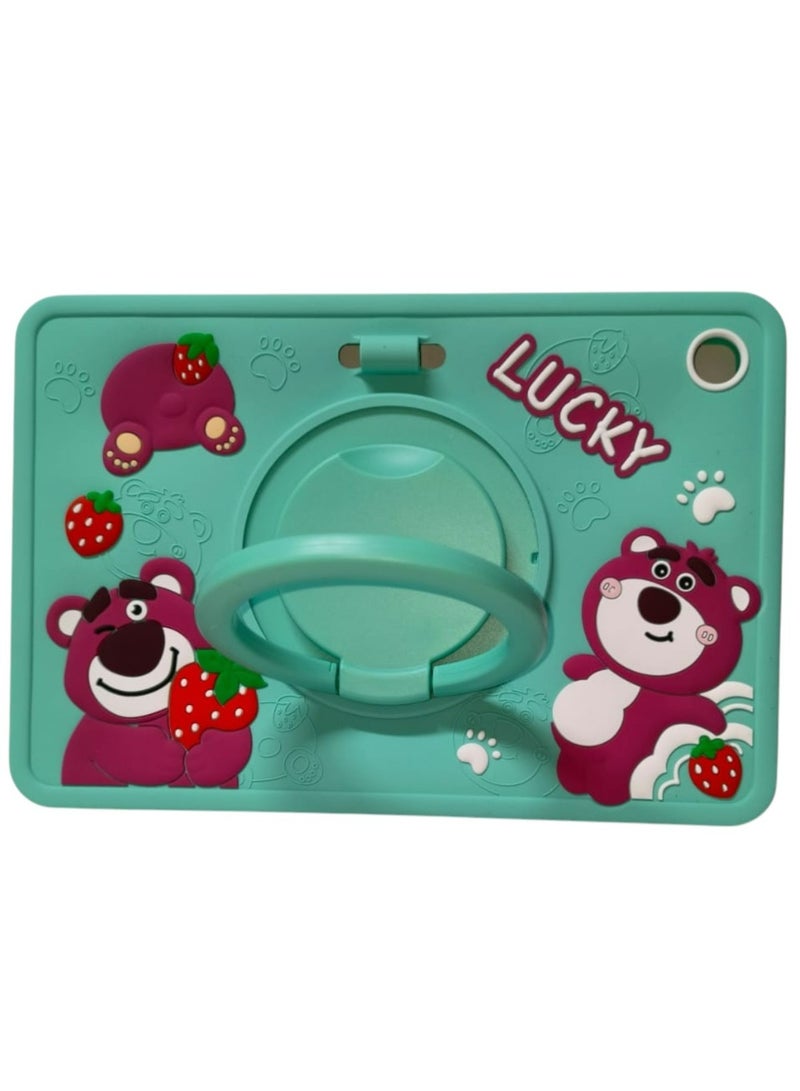 Lucky Cover for Samsung Galaxy Tab A9 Plus Extra protection Cover Case 11 inch, Shockproof Rugged Protective Case for Kids Girls Boys, Tab A9 Plus/A9+ 5g 11 Inch 2023 SM-X210 SM-X215 SM-X216 SM-X218, Slim Stand Hard Back Shell Protective Cover Folio Case for Galaxy Tab A9 Plus 2023 - Image 3