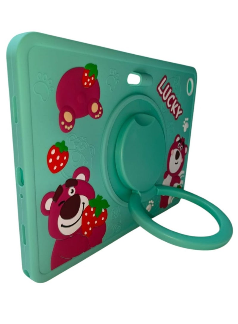 Lucky Cover for Samsung Galaxy Tab A9 Plus Extra protection Cover Case 11 inch, Shockproof Rugged Protective Case for Kids Girls Boys, Tab A9 Plus/A9+ 5g 11 Inch 2023 SM-X210 SM-X215 SM-X216 SM-X218, Slim Stand Hard Back Shell Protective Cover Folio Case for Galaxy Tab A9 Plus 2023 - Image 4