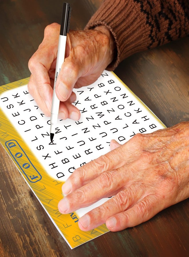Keeping Busy Word Search Puzzles for Older Adults with Dementia - Reusable with Markers for Alzheimers Patients - Large Print for Seniors - Engaging Alzheimer’s and Dementia Activities (Level 2) - Image 4