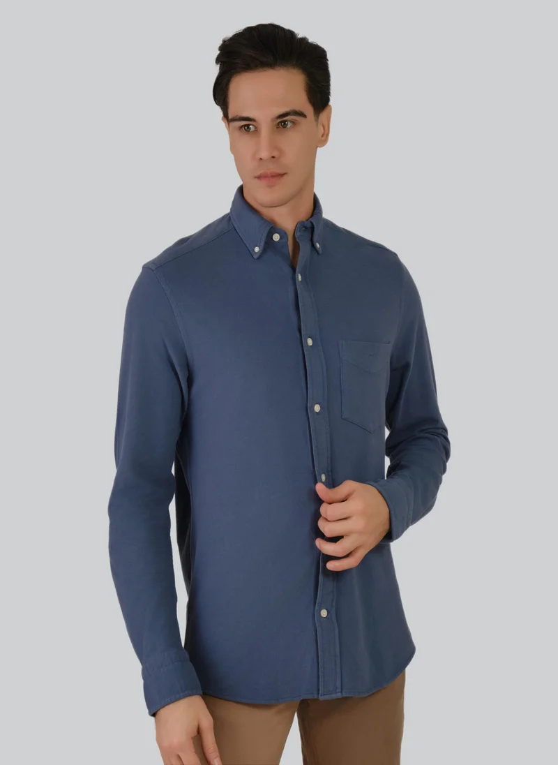 GANT Regular Fit Sunfaded Jersey Pique Shirt