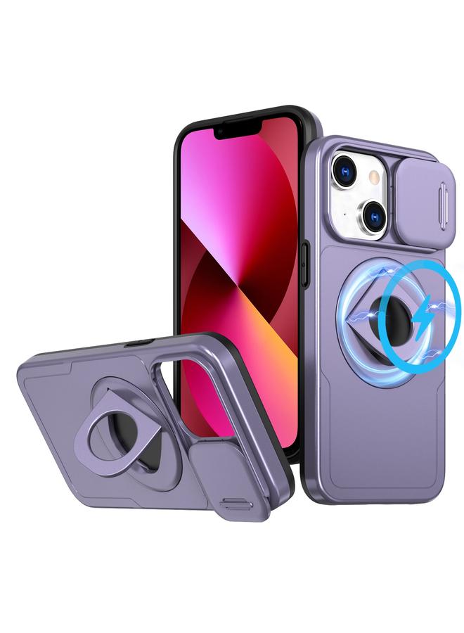 S-TOP Case For iPhone 13 Camshield MagSafe Ring Holder Armor Phone Case - Image 1