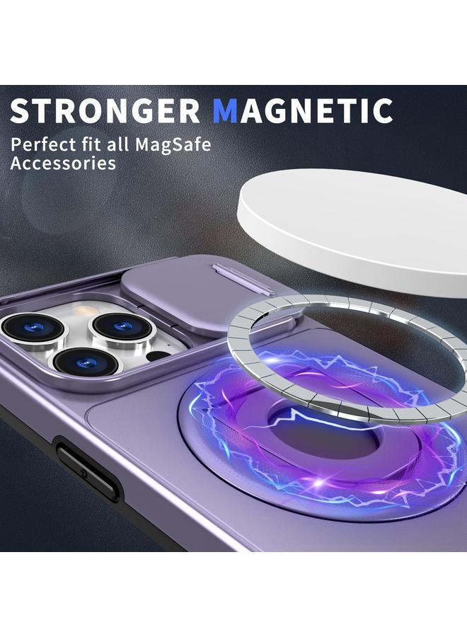 S-TOP Case For iPhone 13 Camshield MagSafe Ring Holder Armor Phone Case - Image 3