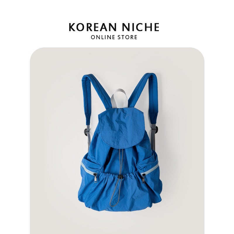 Lightweight Nylon Laptop Backpack for Women, Casual Travel Commuter Backpack - Image 4