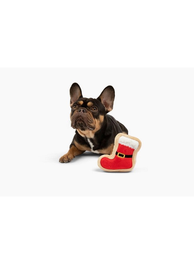 Midlee Santa Boot Sugar Cookie Dog Toy (Small) - Image 5