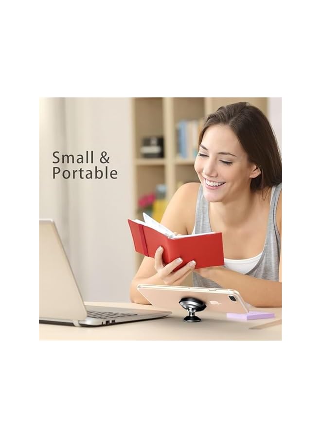 Green Tiger Magnetic Car Phone Holder for Dashboard – 360° Adjustable Mount with 4 N52 Magnets, 3M Adhesive & 2 Metal Plates, Compatible with iPhone 15 Pro Max/Samsung S23 Ultra/Huawei P60 (Black) - Image 4