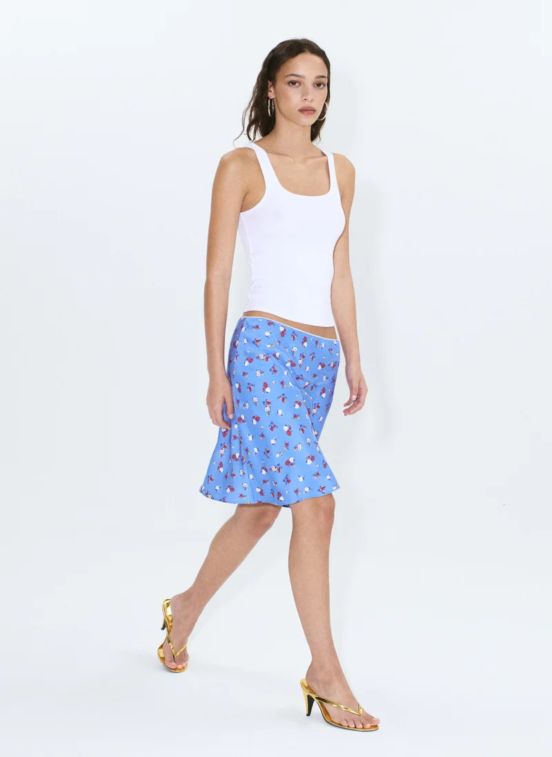 Mango Fitted Spaghetti Strap Top