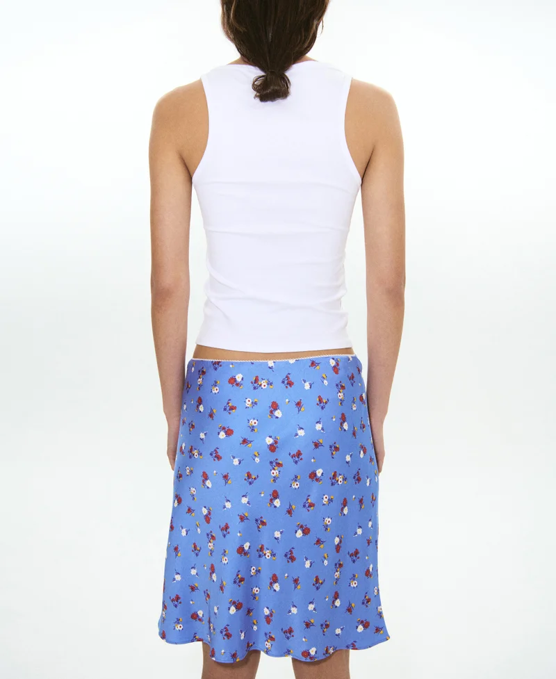 Mango Fitted Spaghetti Strap Top