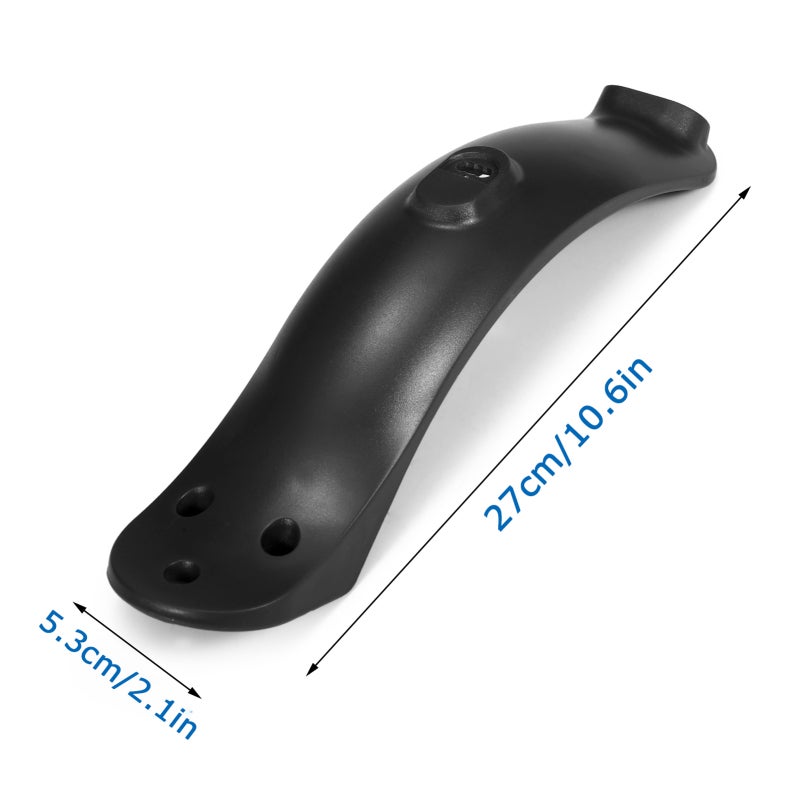 Rear Scooter Fender: Black High-quality Nylon - Durable Mud Splash Protection Easy To Assemble Scooter Mudguard for Xiaomi M365 Electric Scooter - Image 5