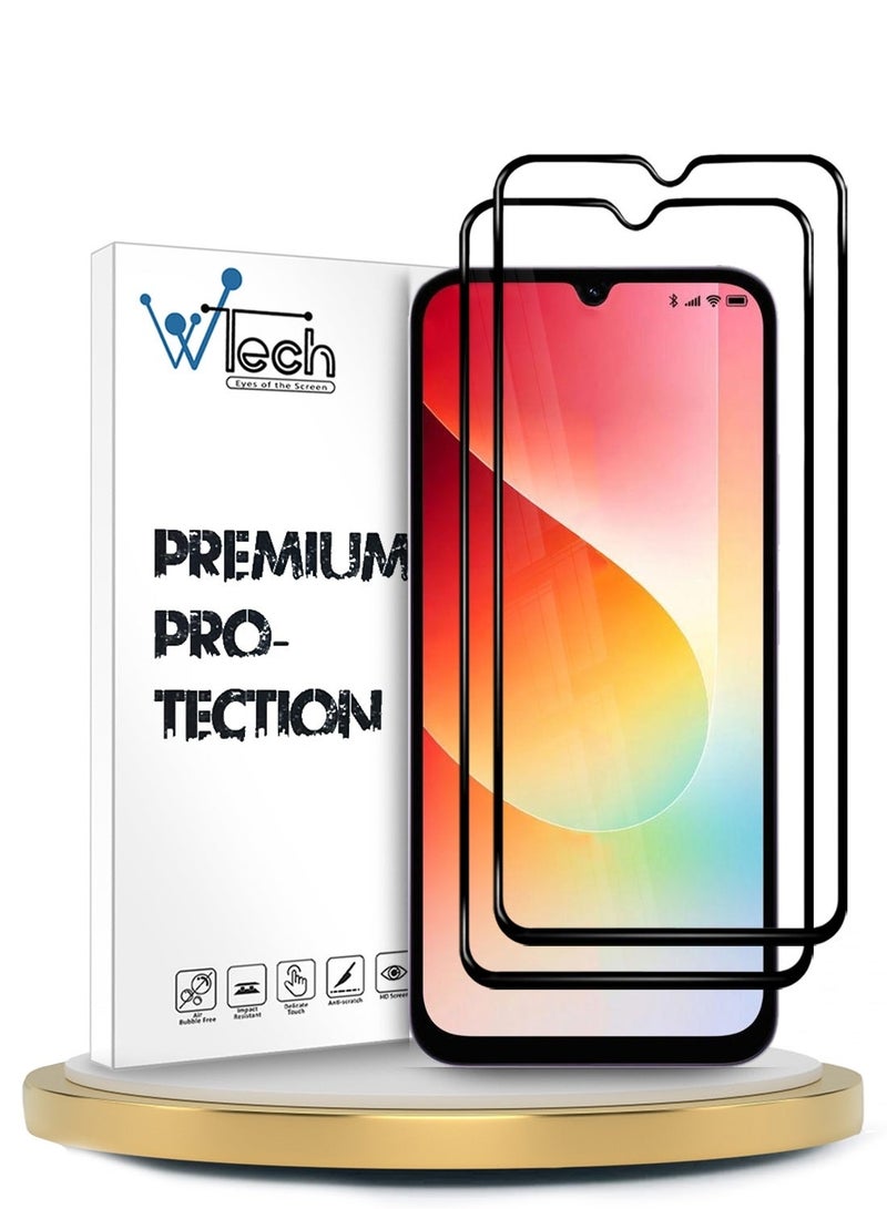 Wtech Xiaomi Redmi 15A 5G 2026 Premium Liquid Silicone Compatible With Thin Magsafe Ring Case Cover (MCMPMN) - Navy Blue & [2 PACK] Xiaomi Redmi 15A 5G 2026 Premium E2E Series Full Glue Full Cover Tempered Glass Screen Protector (MSGECN) - Clear/Black Bundle - Image 3