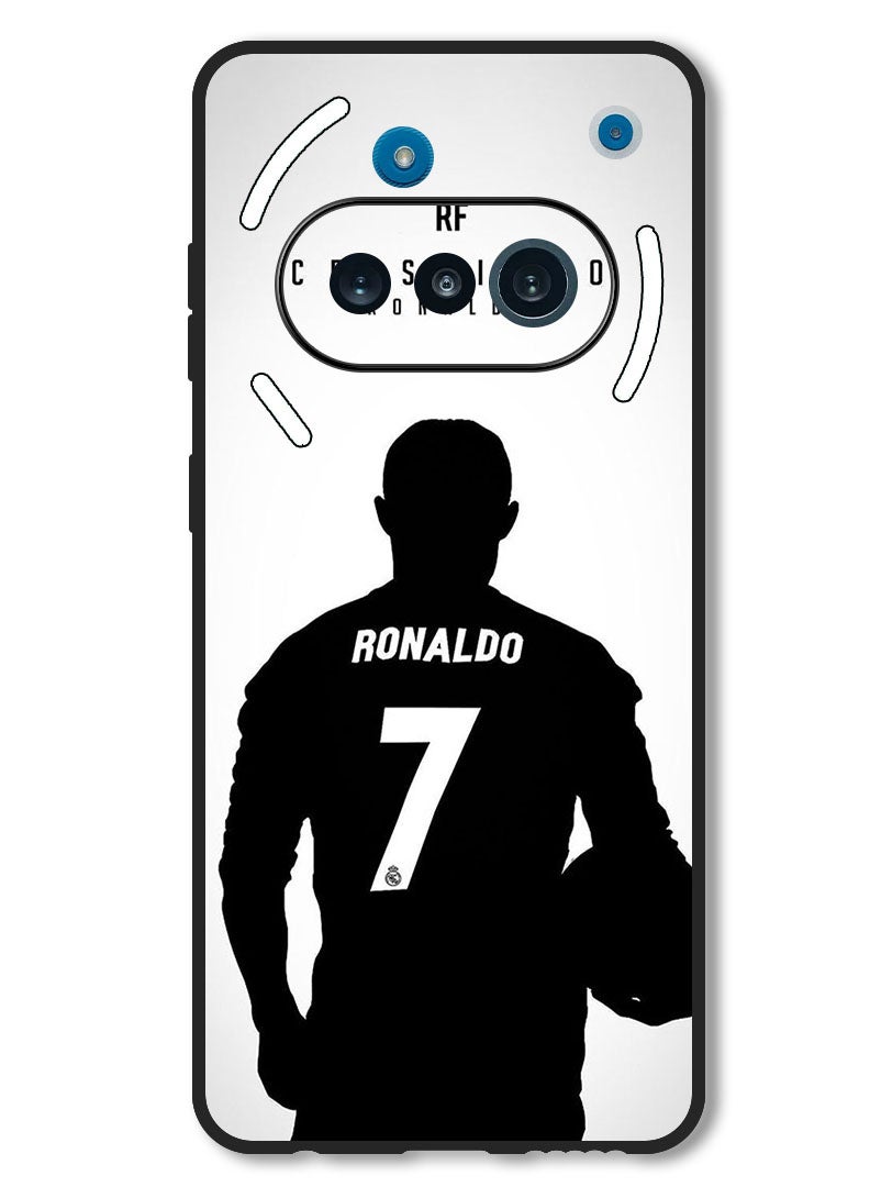 Theodor Case Compatible with Nothing Phone 3a Protection Shockproof Bumper Cover RF Cristiano Ronaldo - Image 1