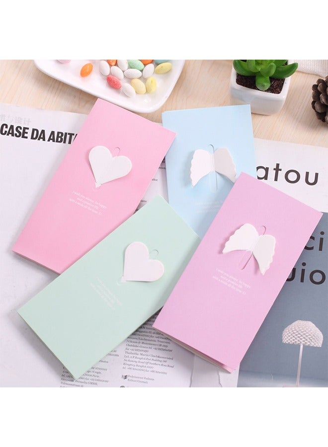 20 عبوة من بطاقات المعايدة ثلاثية الأبعاد المنبثقة على شكل فراشة وحب مع مظاريف، بطاقات هدايا بتصميم مجوف بأربعة ألوان، مثالية لعيد الأم وعيد الحب وحفلات الزفاف وأعياد الميلاد وجميع المناسبات - Image 3