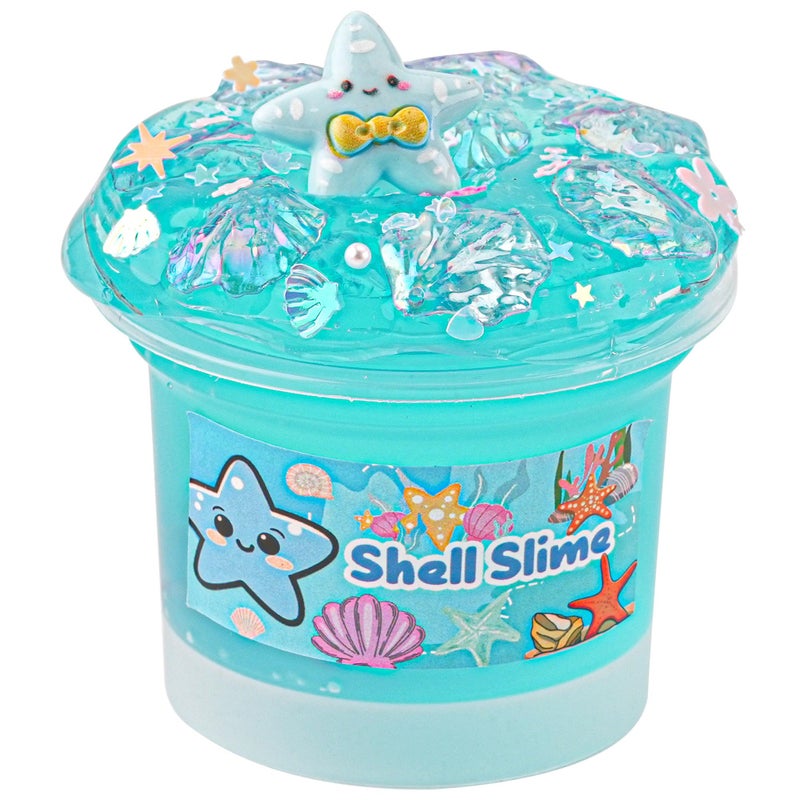 Okaybee Shell Blue Clear Slime Slime Party Favors for Kids Slimes Sensory Toys for Birthday Easter Hallowmas Christmas Girls Gifts Boys Gifts - Image 2