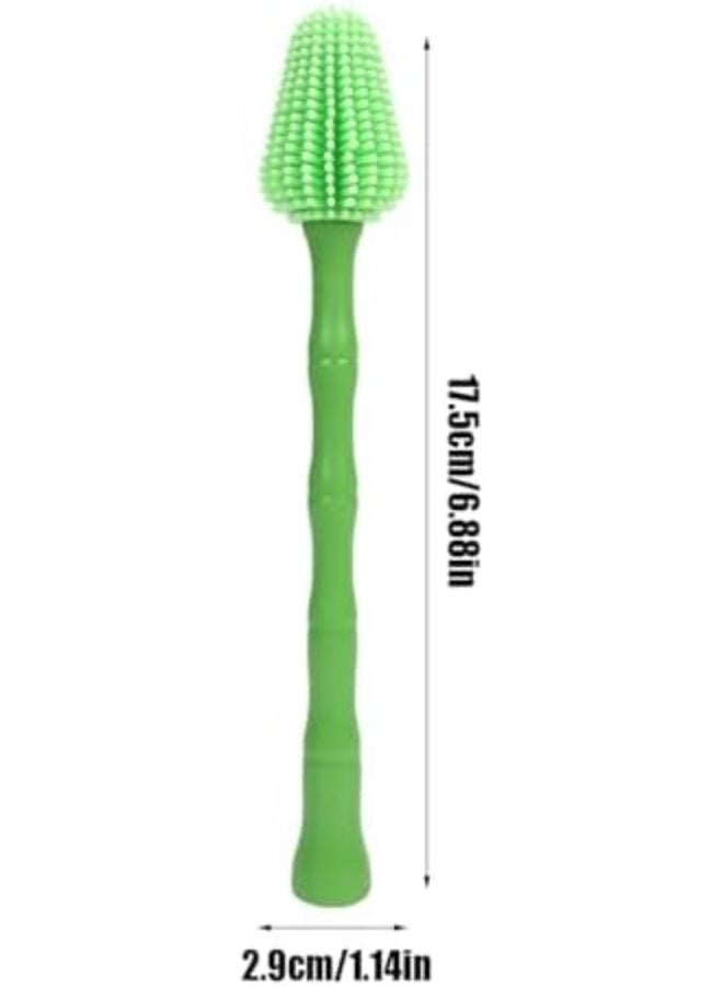 Pet Toothbrush - 360 Dog Tooth Brushing Kit – Kitten Dog Massage Brush | Soft Silicone Care Tool, Suction Cup Holder, Non‑Slip Handle, Small Medium Large Pets Cleaner - Image 4