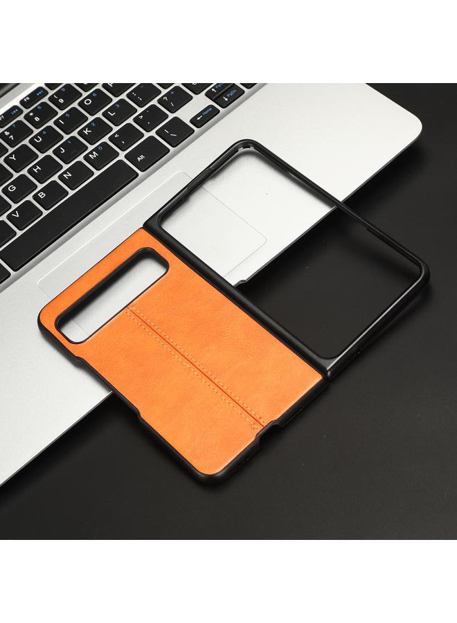 The Bros Phone Case For Google Pixel Fold Sewing Cow Pattern Skin PC + PU + TPU Phone Phone Case - Image 1