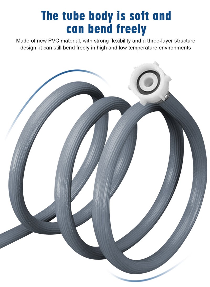 HomarKet Premium Quality Extra Long Universal Washing Machine/Dishwasher Inlet Fill Hose 3.5 Metre,Adapter For Fully Automatic Washing Machine,Reliable Dishwasher Explosion-proof Extension Tube - Image 4
